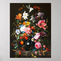 Jan Davidsz de Heem, Vase de Fleurs, 1670