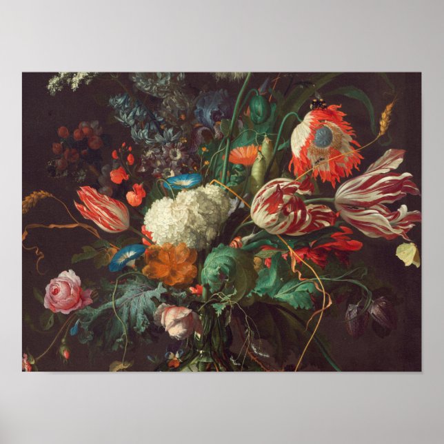 Affiche Jan Davidsz De Heem - Vase Of Flowers (Devant)