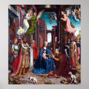 Affiche Jan Gossaert Adoration of the Magi