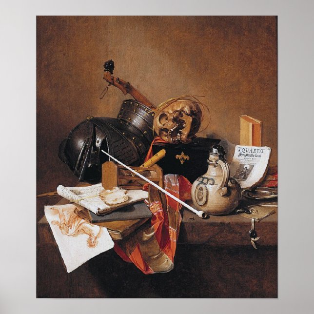 Affiche Jan Jansz-Vanitas (Devant)