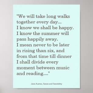 Affiche Jane Austen Lecture et musique