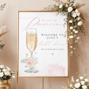 Affiche JANE Blush Pétales Floraux & Fête des mariées Pros