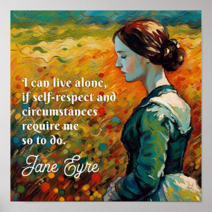 Affiche Jane Eyre Cite Monet Style Peinture