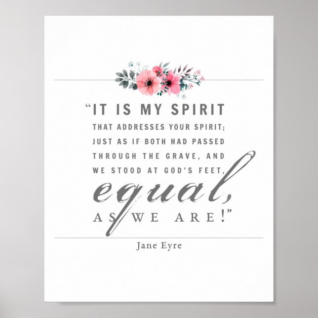 Affiche Jane Eyre - Comme Nous Sommes - Blanc (Devant)