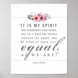 Affiche Jane Eyre - Comme Nous Sommes - Blanc
