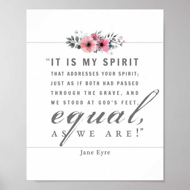 Affiche Jane Eyre - Comme Nous Sommes - Blanc (Devant)
