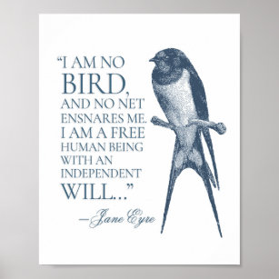 Affiche Jane Eyre - Je ne suis pas un oiseau - hirondelle