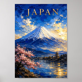 Affiche Japan: Scenic Spring Mount Fuji Art Souvenir