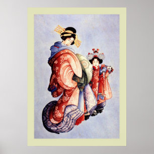 Affiche Japanese Woodblock