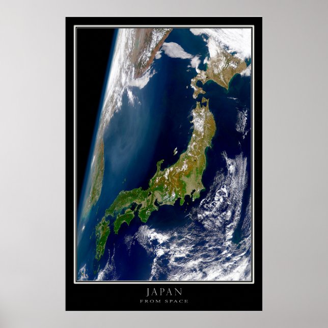Affiche Japon de l'espace (Devant)
