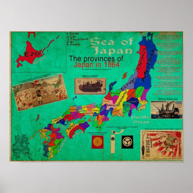 Affiche Japon en 1864 (Devant)