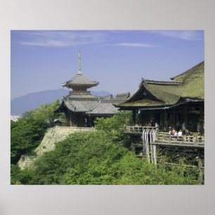 Affiche Japon, Kyoto, La vue depuis le temple Kiyomizu