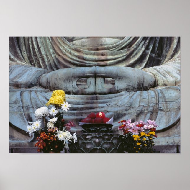 Affiche Japon, préfecture de Kanagawa, Kamakura. Floral (Devant)