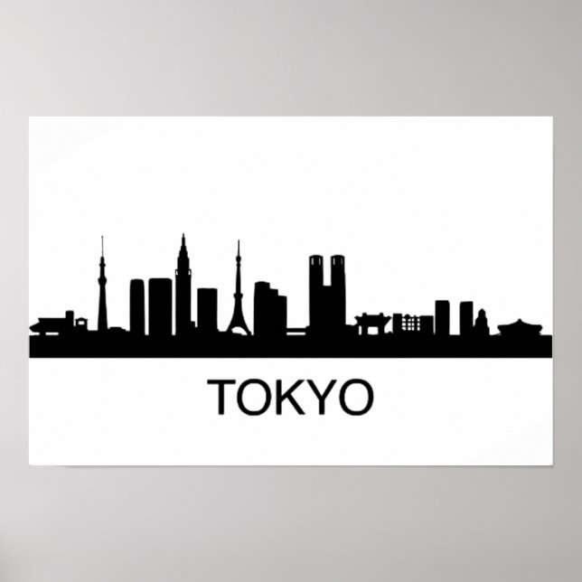 Affiche Japon Tokyo Skyline - Tokyo Skyline (Devant)