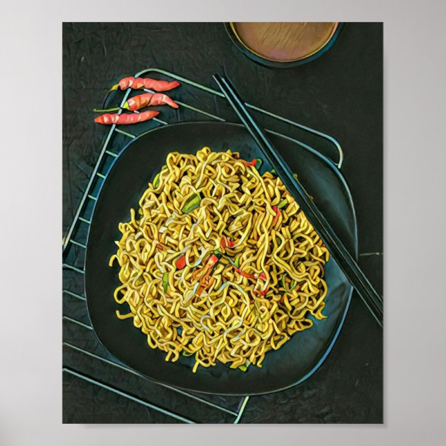 Affiche Japonais Amateurs de fruits (Devant)