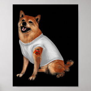 Affiche Japonais Shiba Inu Tattoo Amoureux des chiens Prop