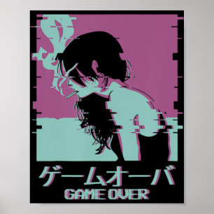 Affiche Japonaise Anime Game Over