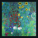 Affiche Jardin agricole avec tournesols, Gustav Klimt<br><div class="desc">Gustav Klimt (14 juillet 1862 - 6 février 1918) était un peintre symboliste autrichien et l'un des membres les plus importants du mouvement de sécession de Vienne. Klimt est réputé pour ses peintures, ses peintures murales, ses croquis et autres objets d'art. En plus de ses oeuvres figuratives, qui comprennent des...</div>