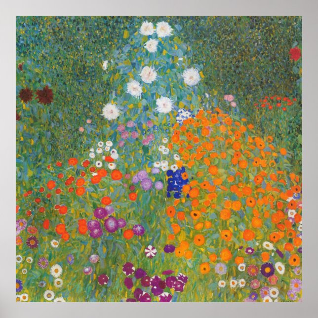 Affiche Jardin Agricole (Bauerngarten) 1905 Gustav Klimt (Devant)