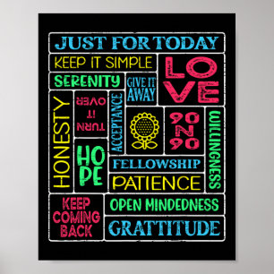 Affiche Jardin Anonyme des Narcotiques Spirituels 