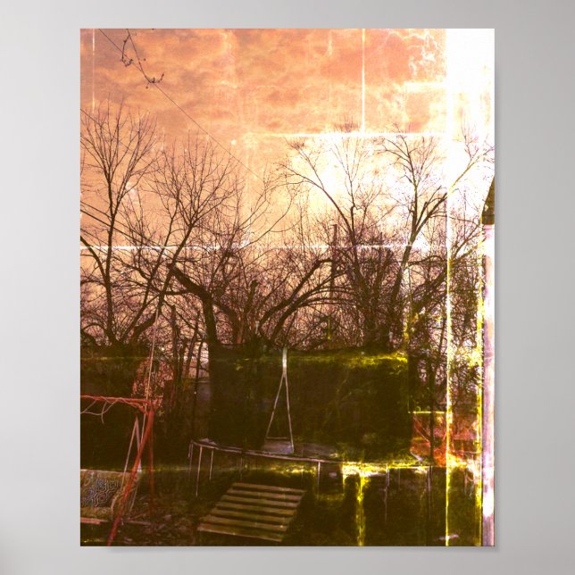 Affiche Jardin arrière soleil (Devant)