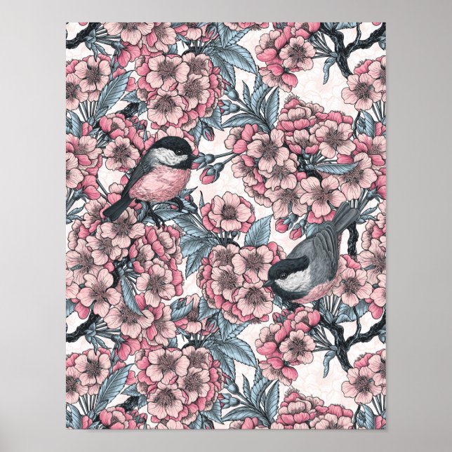 Affiche Jardin aux cerisiers (Devant)