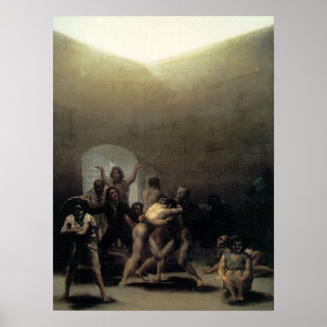 Affiche 'Jardin avec des lunatiques' (Devant)