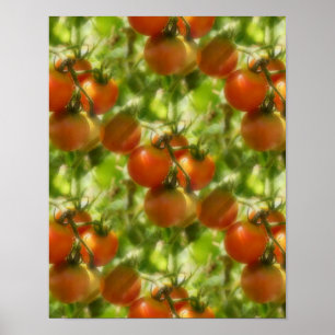 Affiche Jardin Cherry Tomates Motif de la nature
