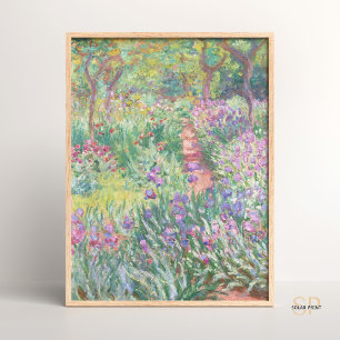 Affiche Jardin d'artiste à Giverny 1900 Claude Monet Célèb
