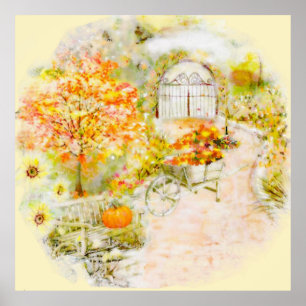 Affiche Jardin d'automne