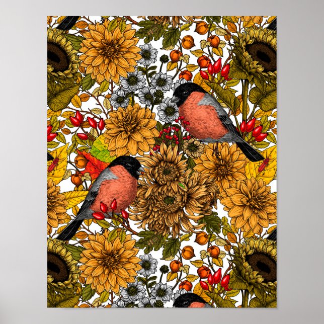 Affiche Jardin d'automne 1 (Devant)