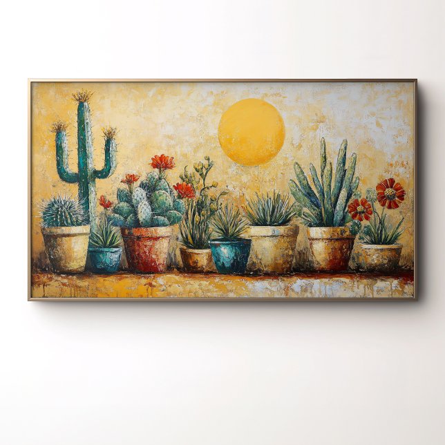 Affiche Jardin De Cactus En Pots (Créateur téléchargé)