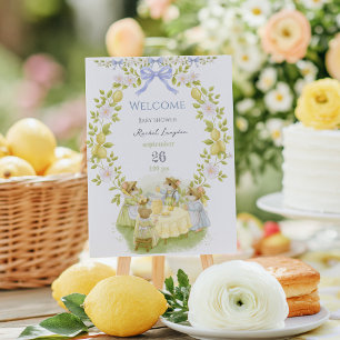 Affiche Jardin de Citrons avec Souris Bienvenue