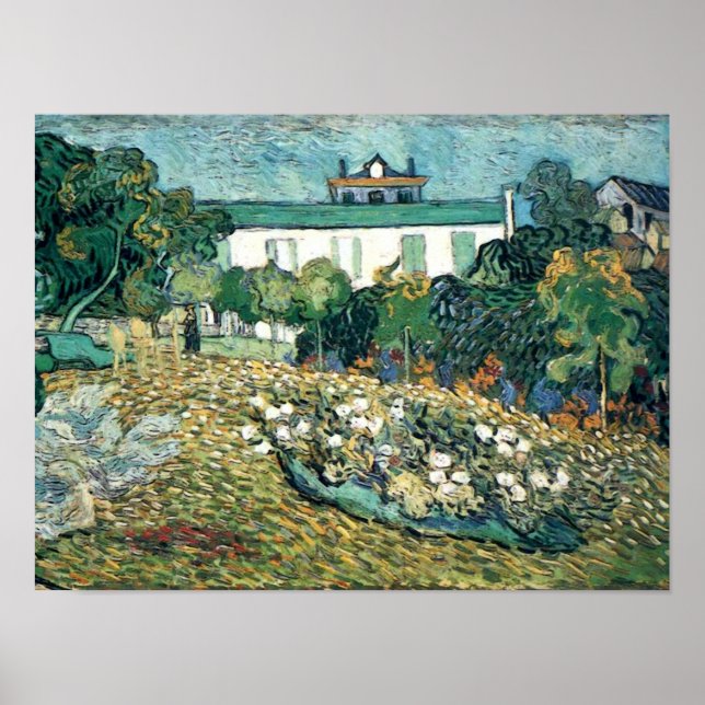 Affiche Jardin de Daubigny - Gogh (Devant)
