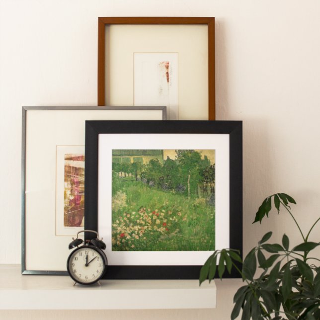 Affiche Jardin de Daubigny par Vincent van Gogh, Art Vinta (Créateur téléchargé)