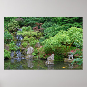 Affiche Jardin de Japonais de Portland
