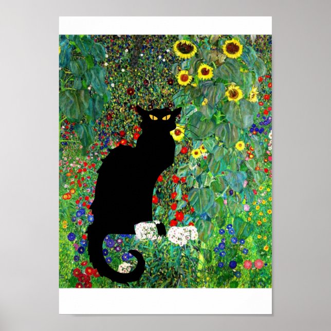 Affiche Jardin de Klimt, (Devant)