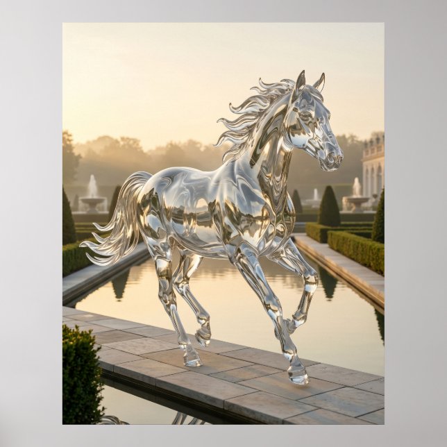 Affiche Jardin de l'Aube du Cheval de Verre (Devant)