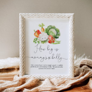 Affiche Jardin de légumes quelle taille est le jeu ventre