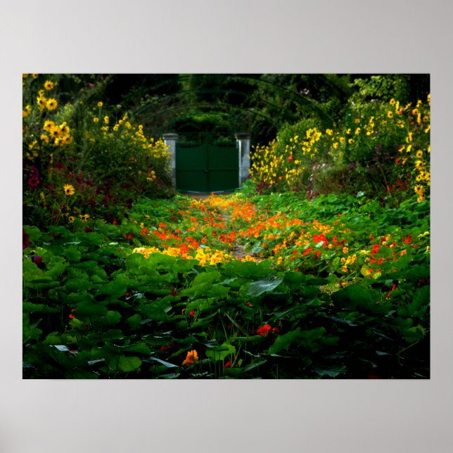 Affiche Jardin de Monet, Giverny, France en automne (Devant)