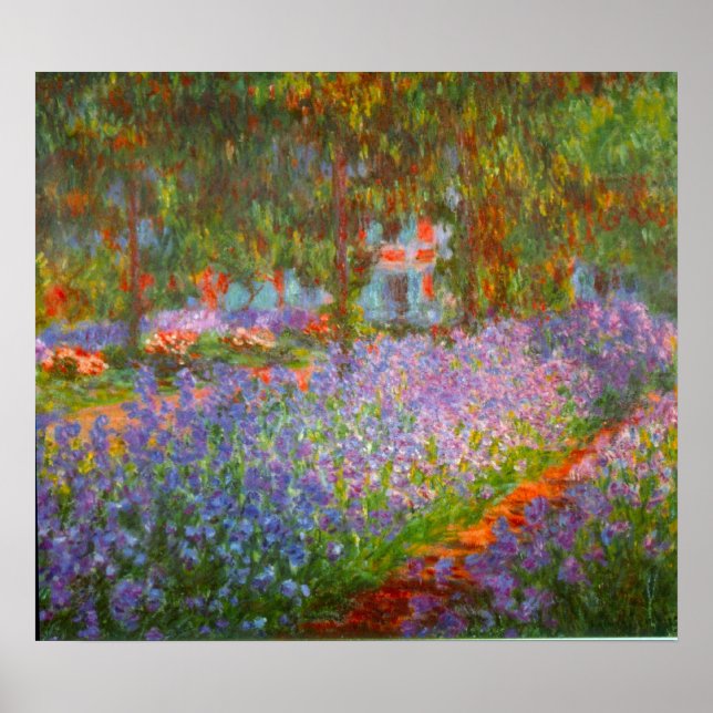 Affiche Jardin de Monet par Claude Monet (Devant)