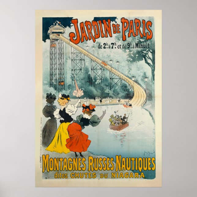 Affiche Jardin de Paris | Georges Meunier (Devant)