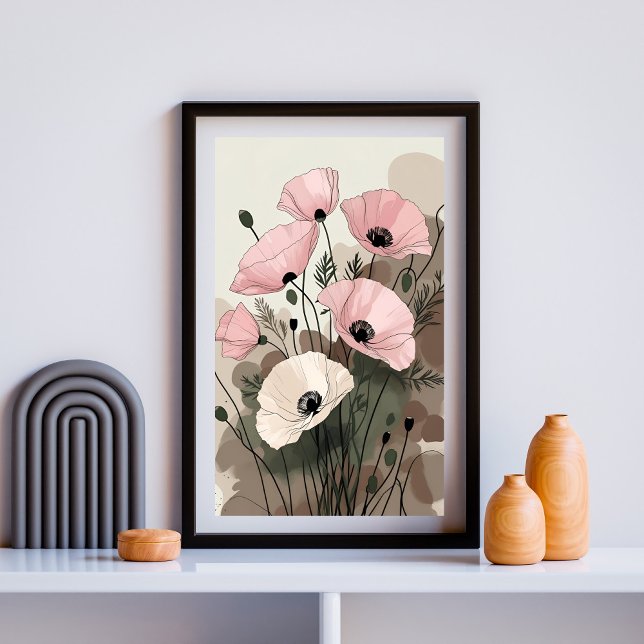 Affiche Jardin de Pavots Murmurants (Créateur téléchargé)