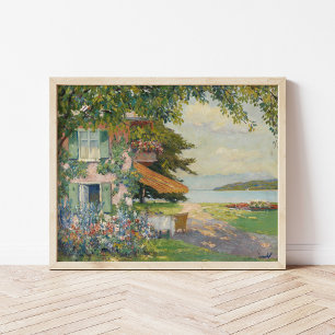 Affiche Jardin de printemps à Starnberg   Edward Cucuel