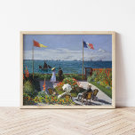 Affiche Jardin de Sainte-Adresse | CLAUDE MONET<br><div class="desc">Jardin de Sainte-Adresse,  ou Jardin à Sainte-Adresse (1867) de Claude Monet,  artiste impressionniste français. Le tableau dépeint une scène ensoleillée de loisirs contemporains dans la station balnéaire de Monet,  Sainte-Adresse. Utilisez les outils de conception pour ajouter du texte personnalisé ou personnaliser l'image.</div>