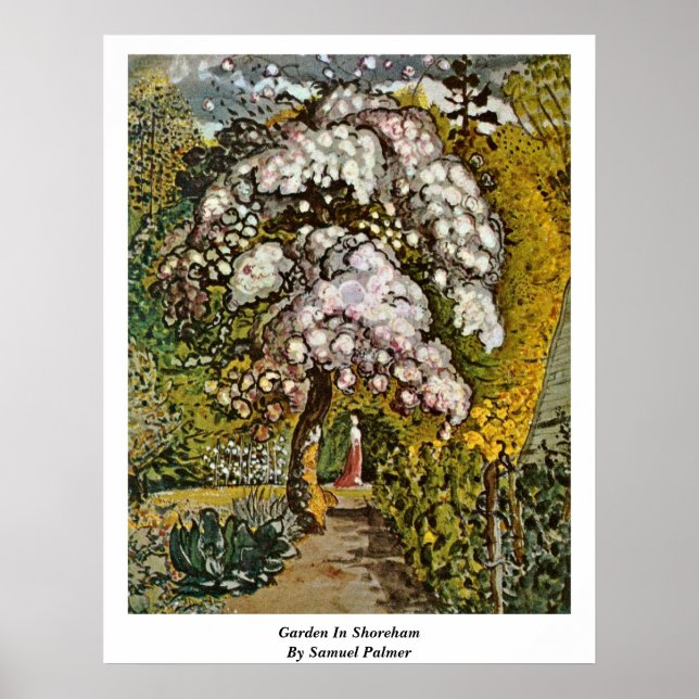 Affiche Jardin De Shoreham Par Samuel Palmer (Devant)