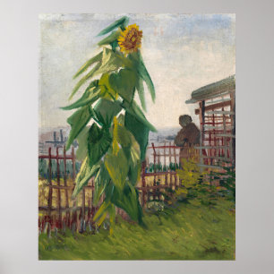 Affiche Jardin de tournesols Art Vintage Van Gogh