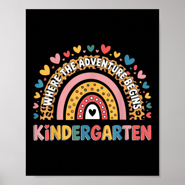 Affiche Jardin d'enfants où l'aventure commence Enfants Te (Devant)