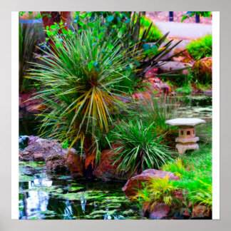 Affiche Jardin d'étang