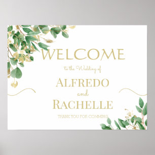 Affiche Jardin d'été Floral Mariage
